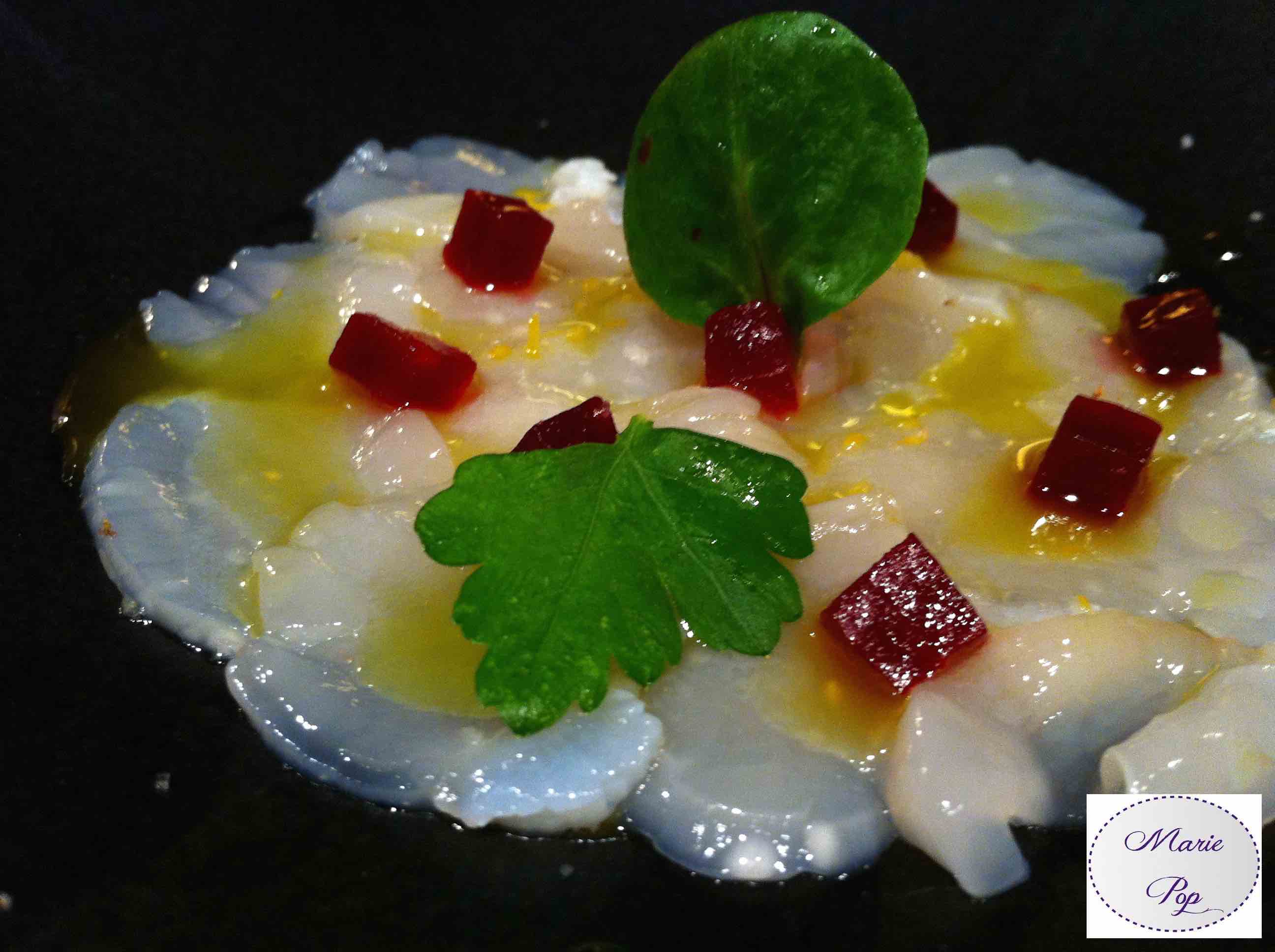 Recette de Carpaccio de noix de saint jacques