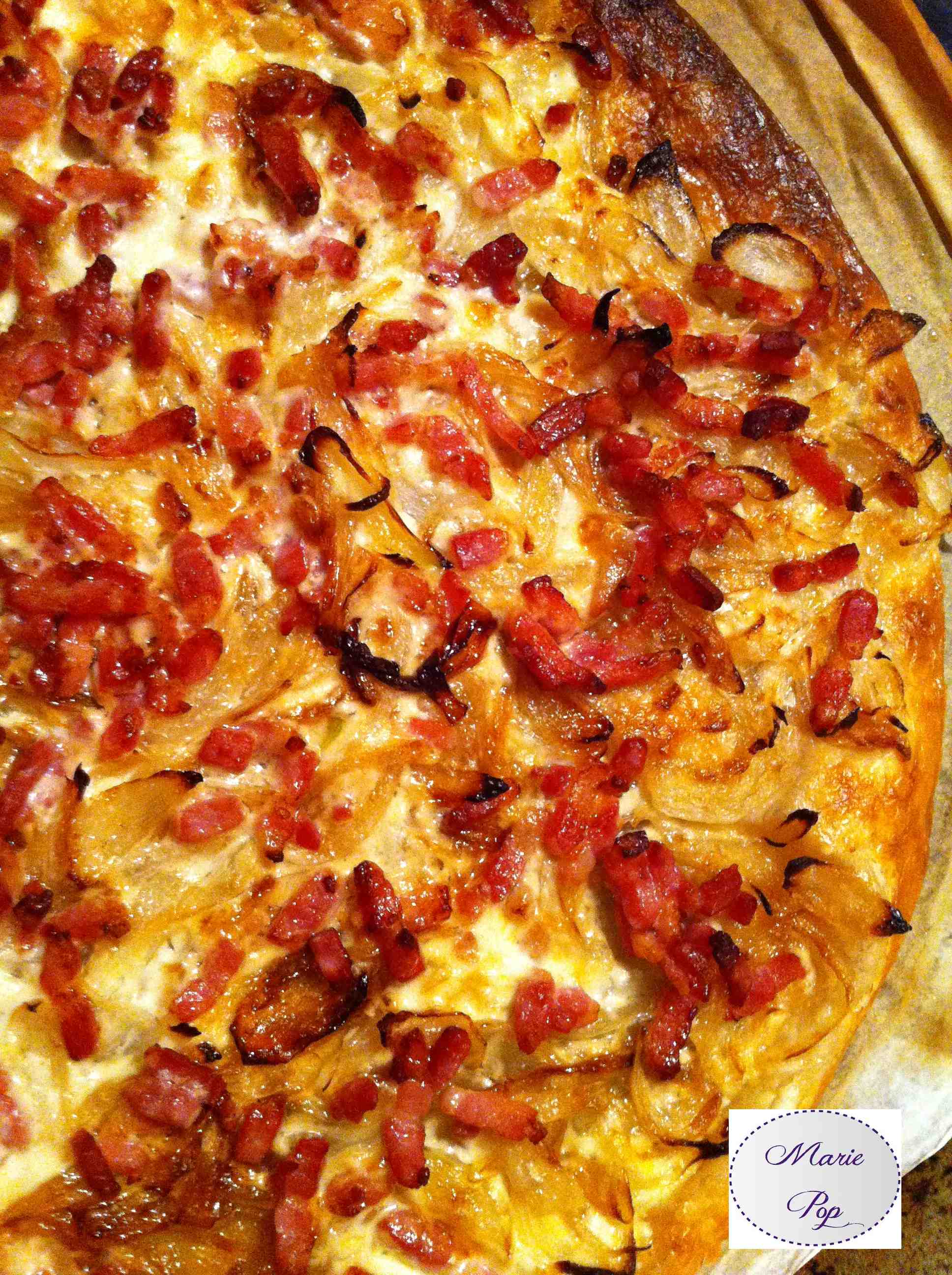 Tarte fine façon Flammekueche