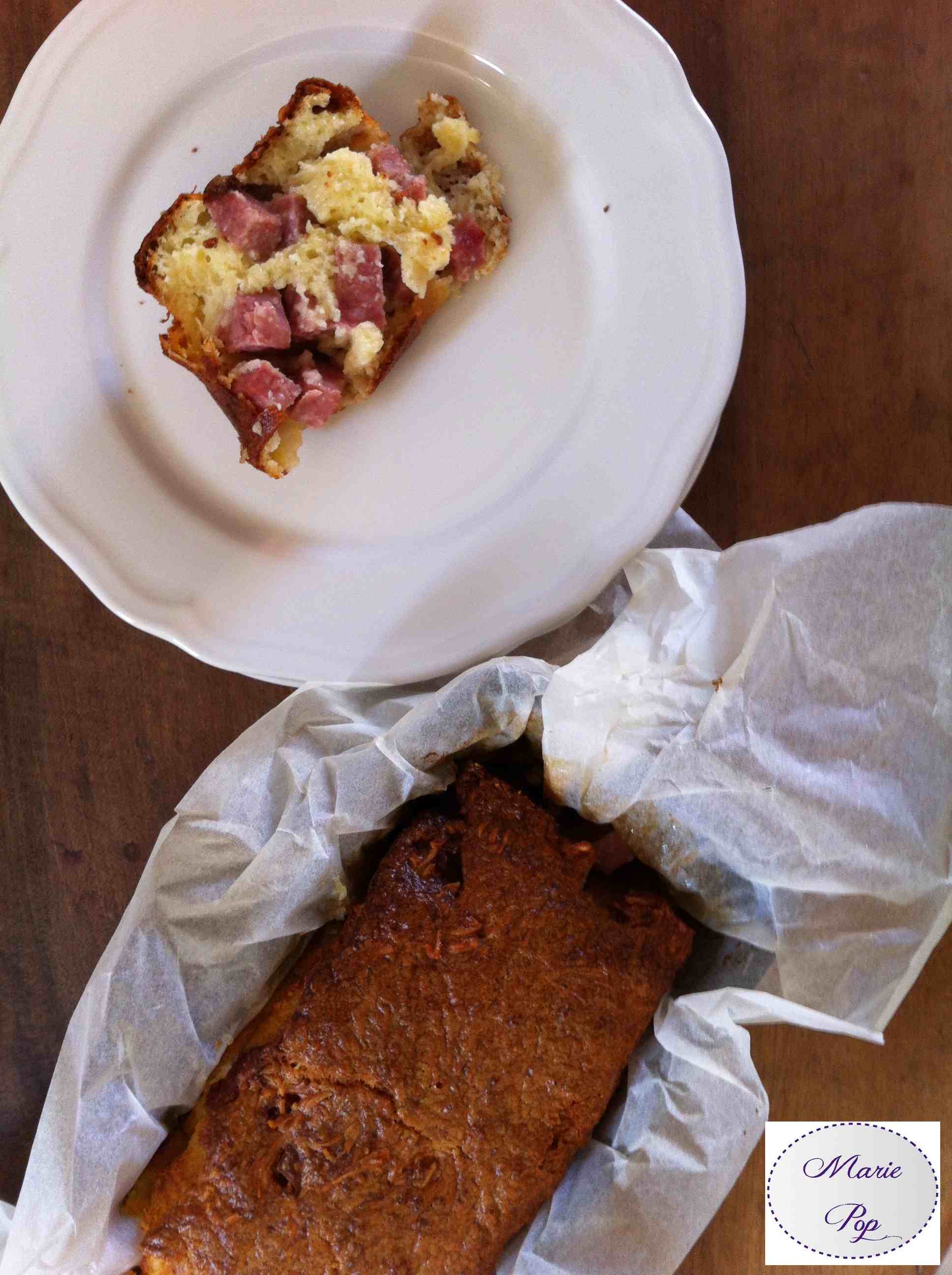 Cake au saucisson à l'ail - la recette