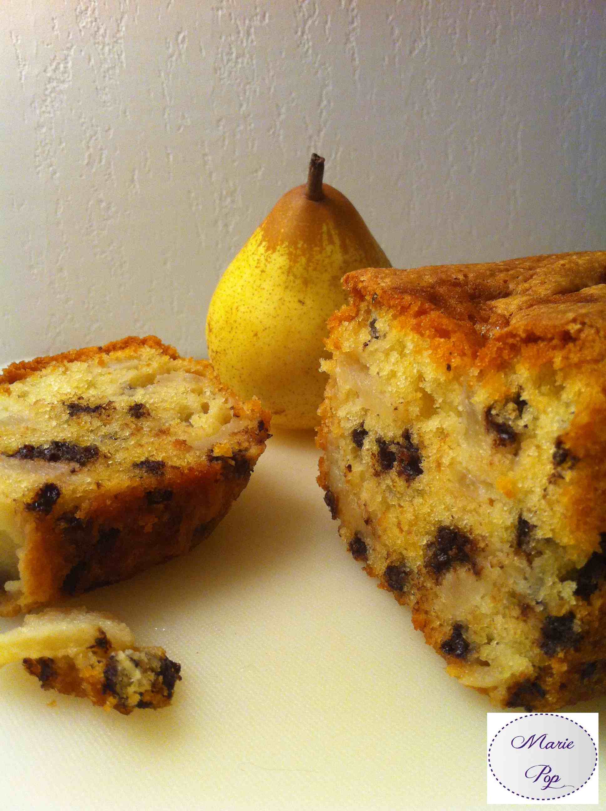 Cake de la belle Hélène - Poires Chocolat - la recette