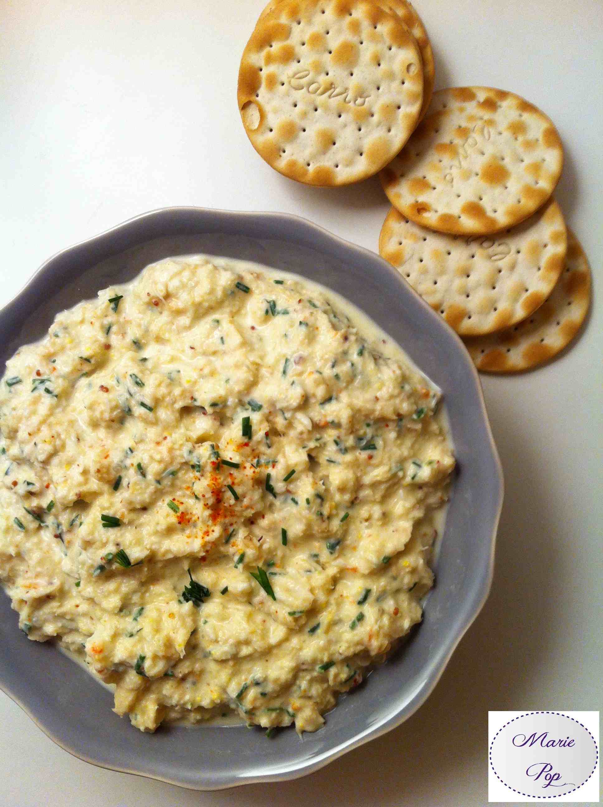 Créme de crabes - la recette de dip