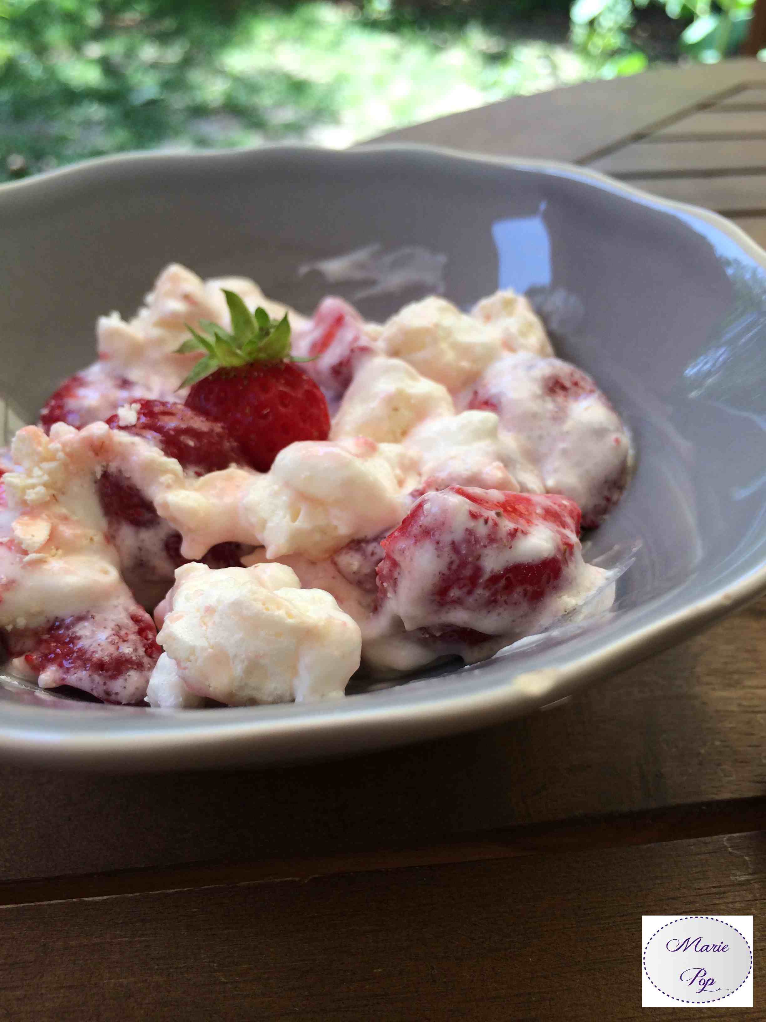 Eton Mess aux fraises - la recette