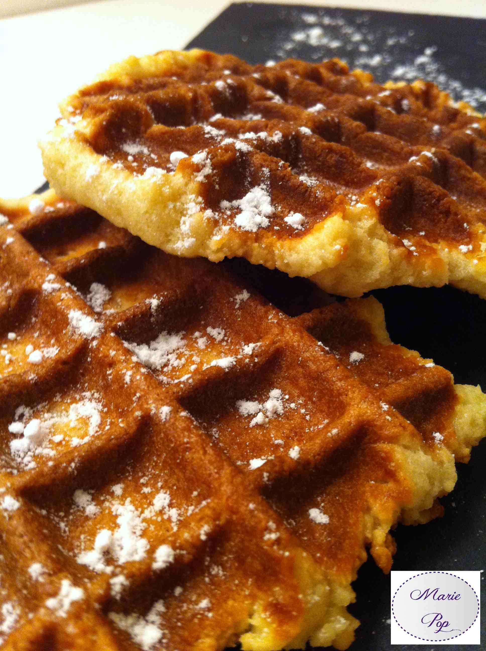 Gaufre liégeoise - la recette