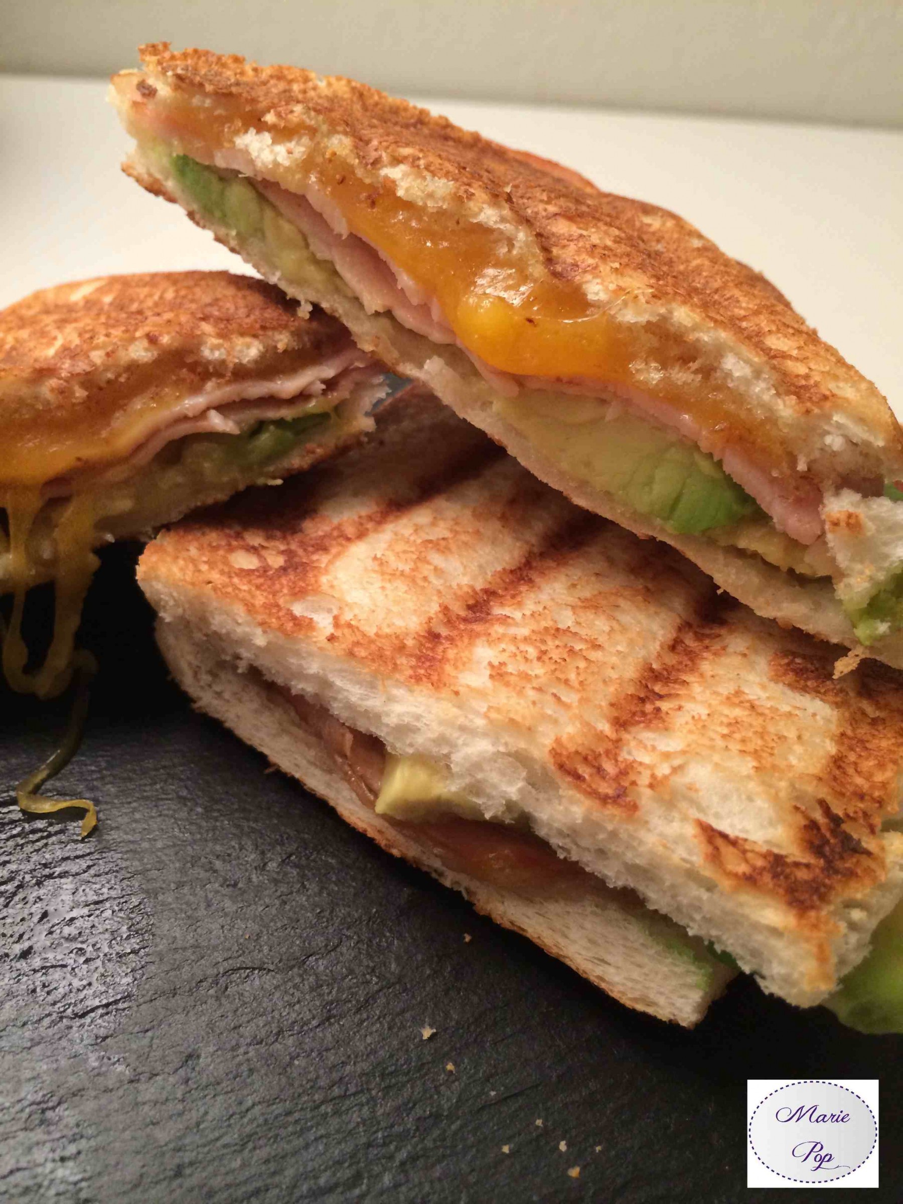 Maître croque monsieur - avocat et cheddar - la recette