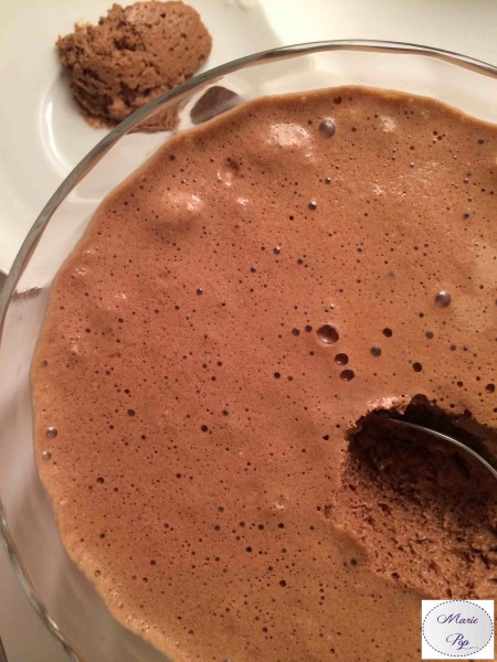 Mousse au chocolat au lait et gingembre - la recette