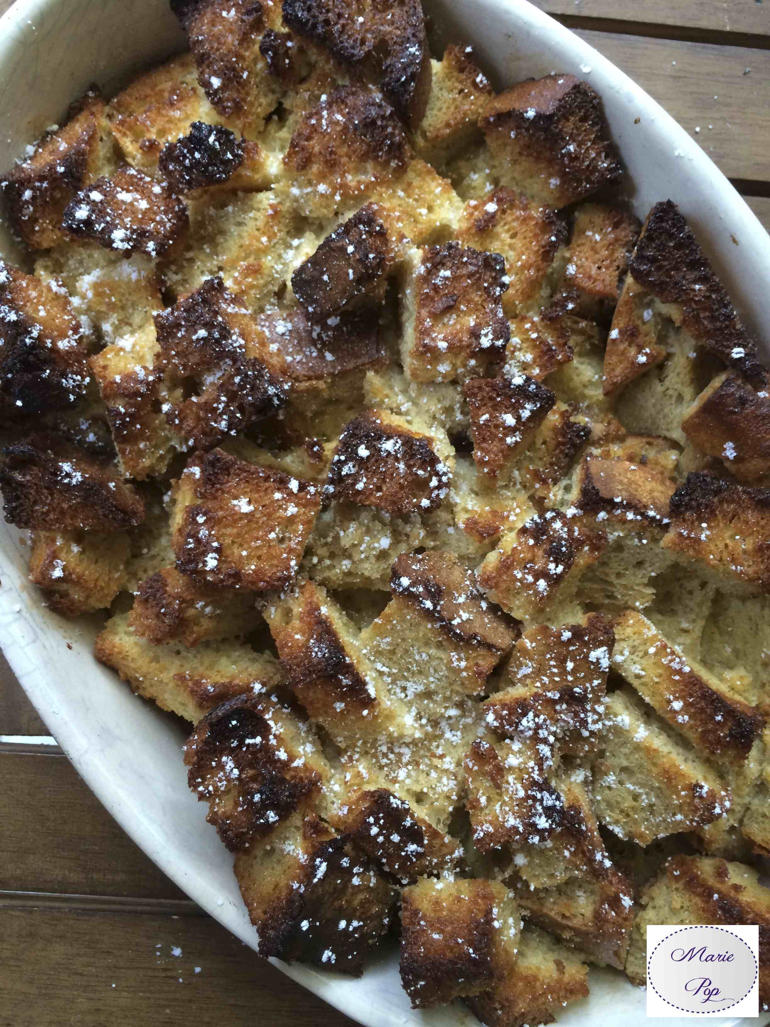 Pain perdu en gratin - la recette