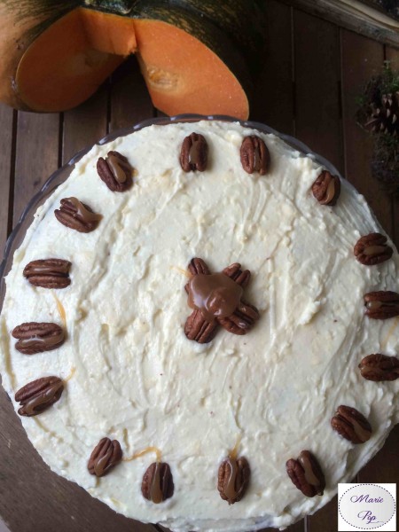 Gâteau à la citrouille - Pumpkin layer cake - la recette