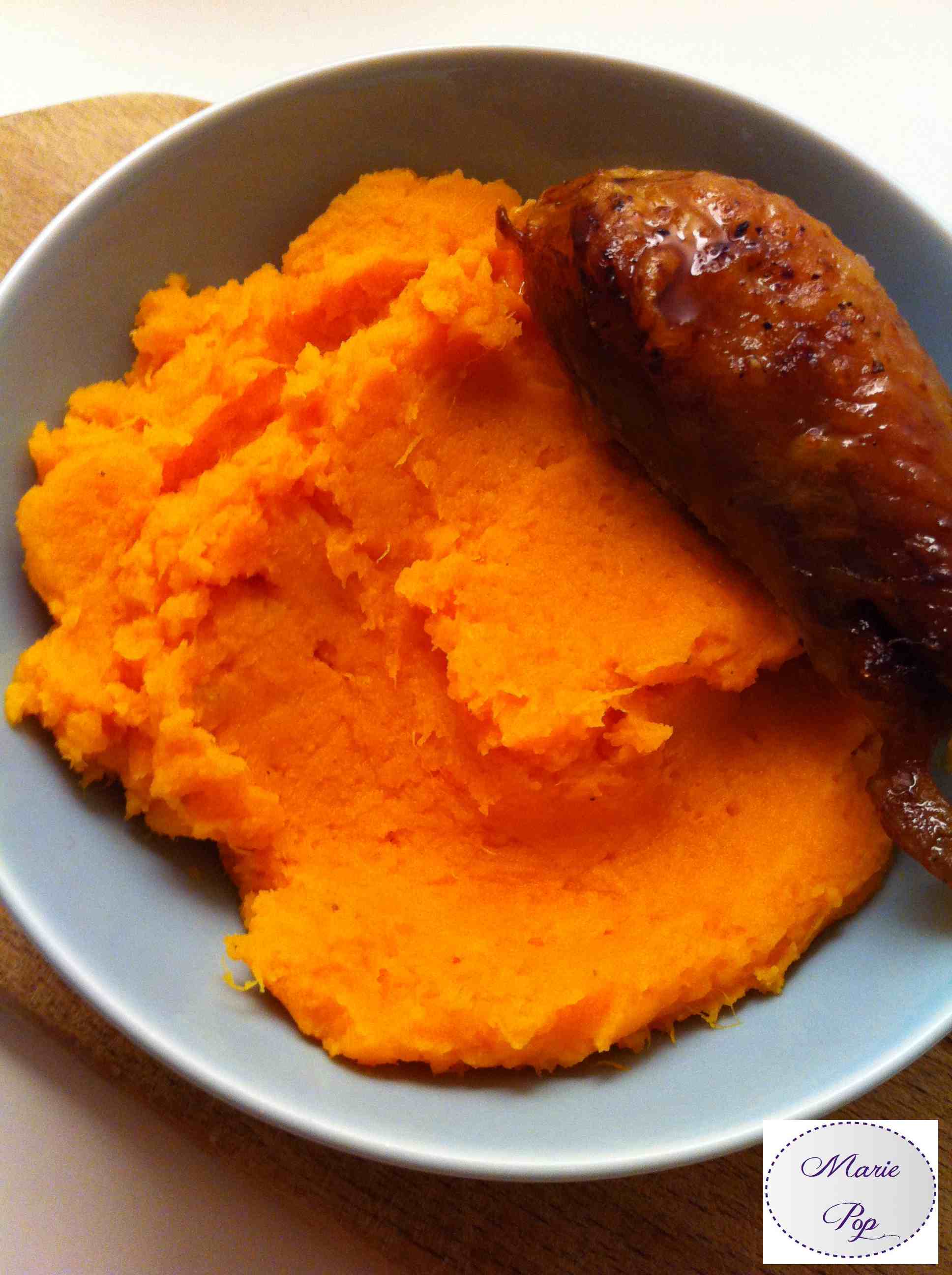 Purée de patates douces - la recette