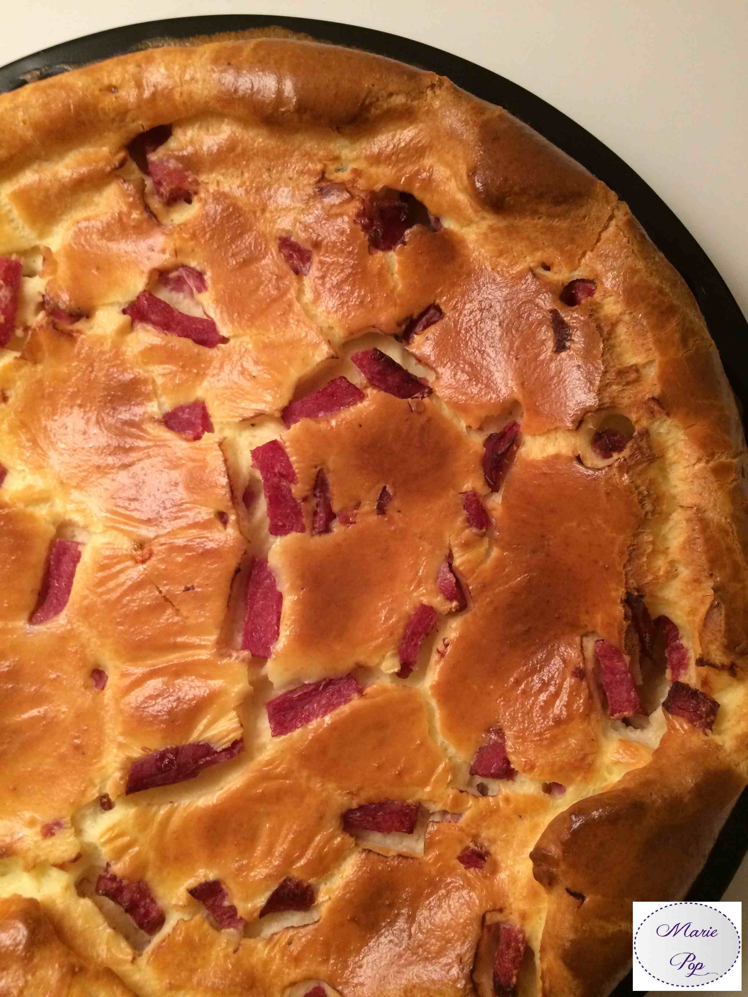 Quiche sans pâte, Philadelphia, bacon - la recette