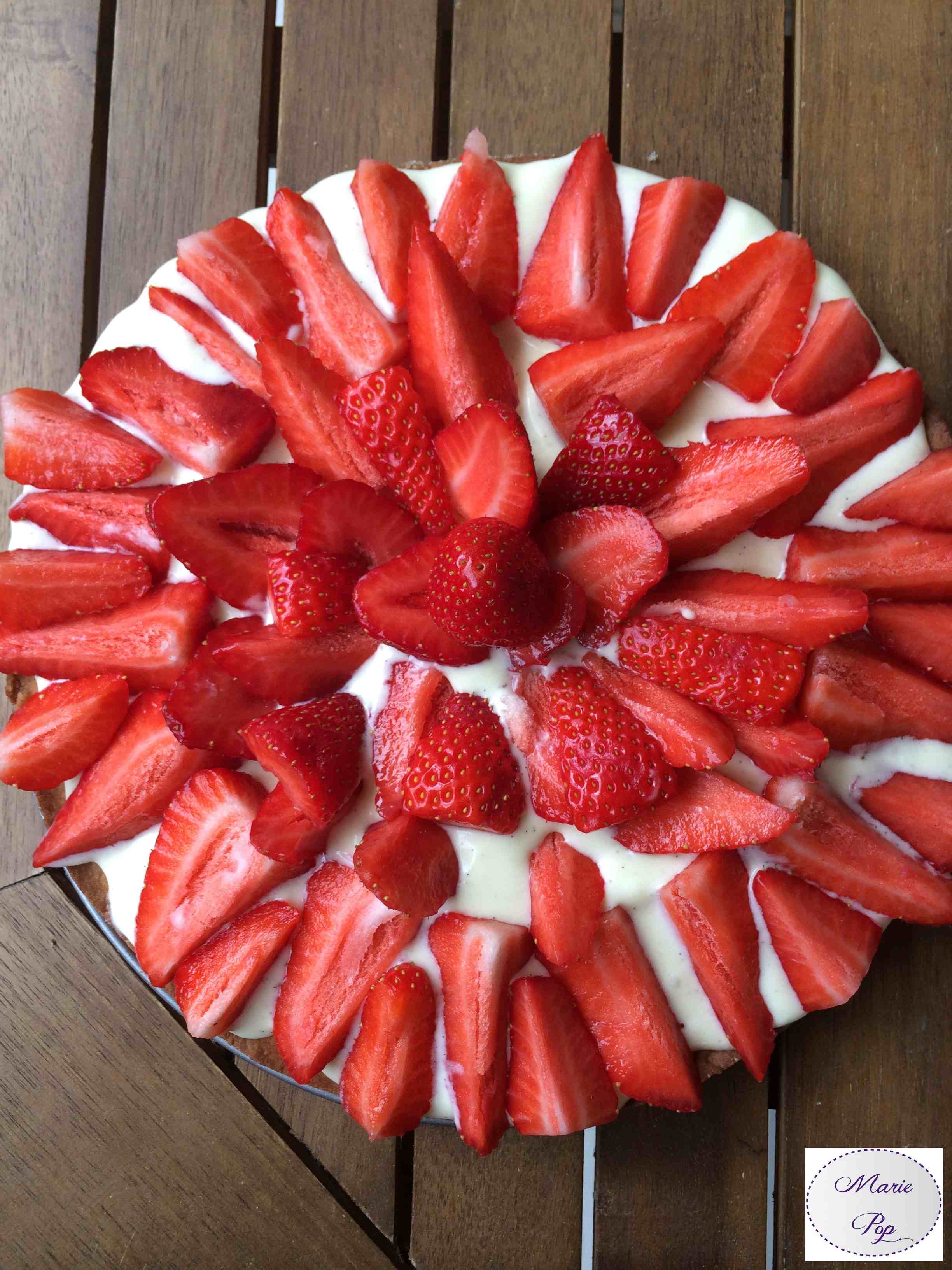 Tarte aux fraises - la recette