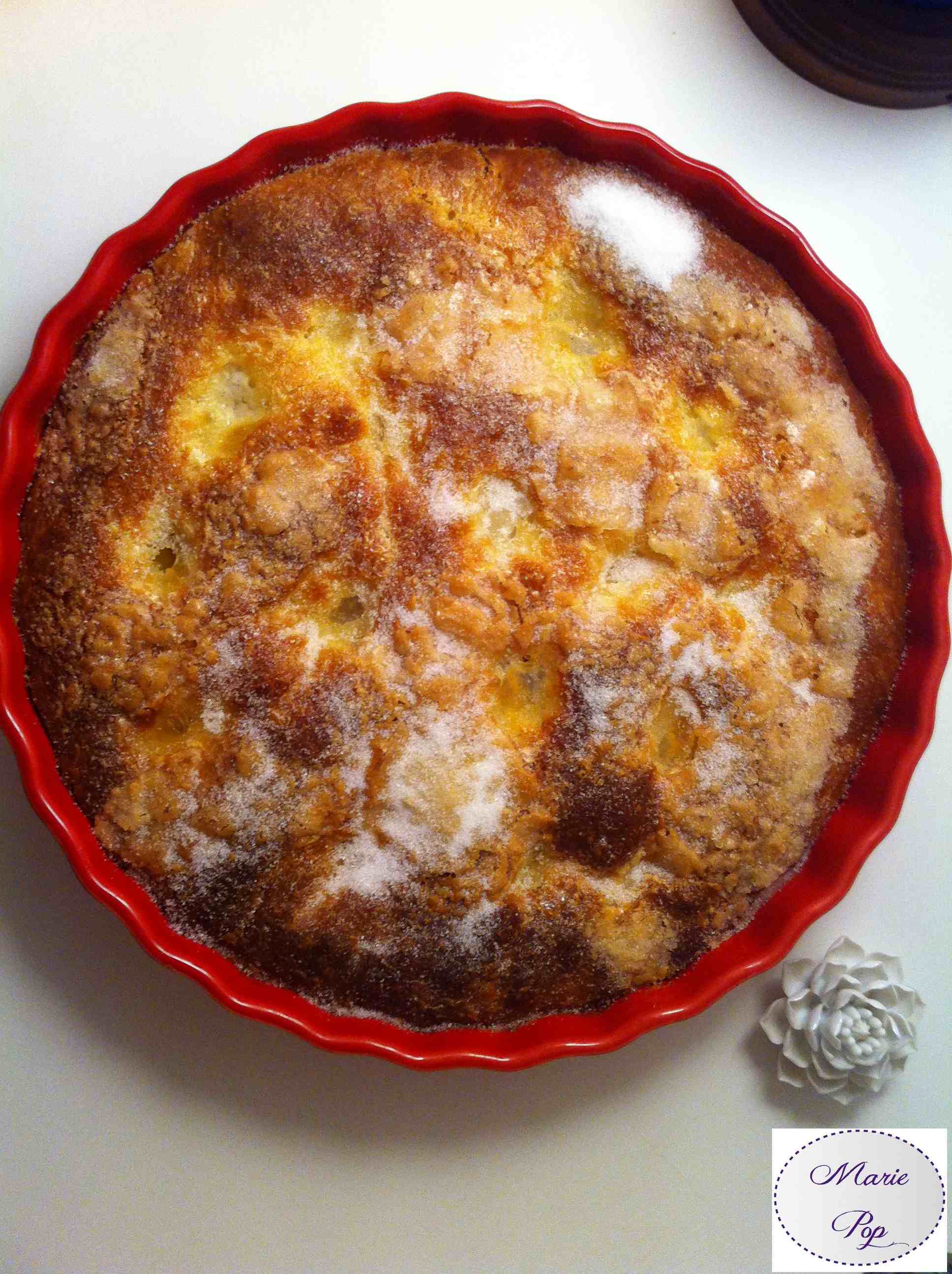 Tarte au sucre briochée - la recette