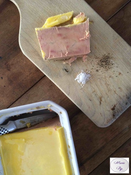 Foie gras mi-cuit au naturel - le recette