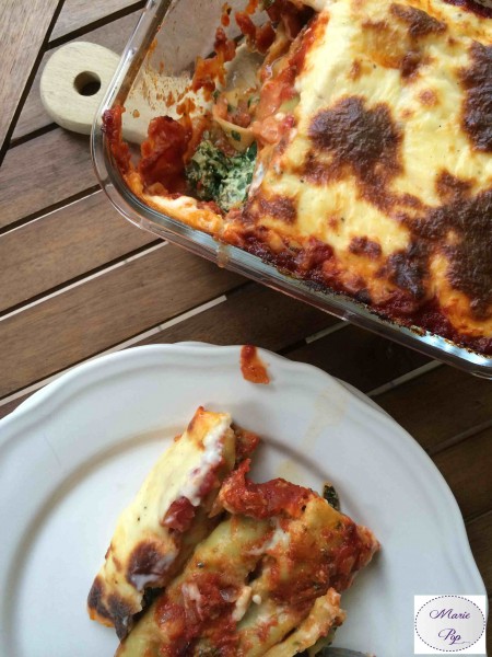 Cannellonis épinards ricotta - la recette