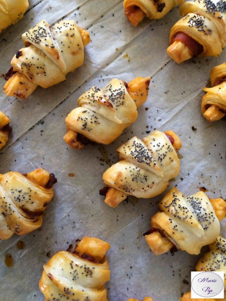 Petits Croissants tomate et jambon de parme - la recette des apéritifs heureux