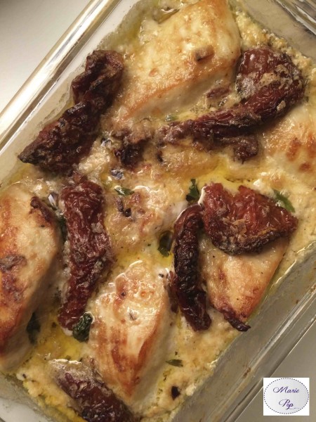 Poulet aux tomates séchées