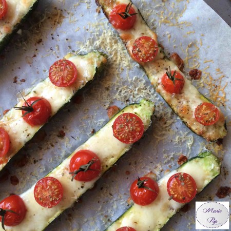 Courgettes façon pizza - la recette toute légère