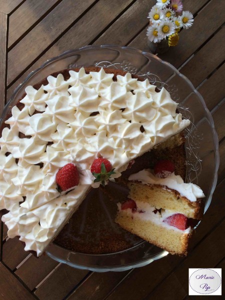 L'époustouflant aux fraises - la recette