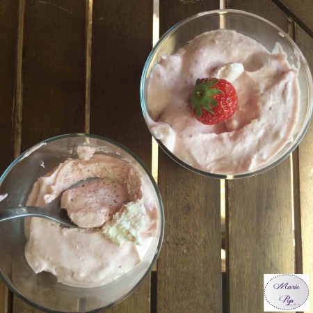 Mousse de fraises au mascarpone - la recette qui donne des ailes
