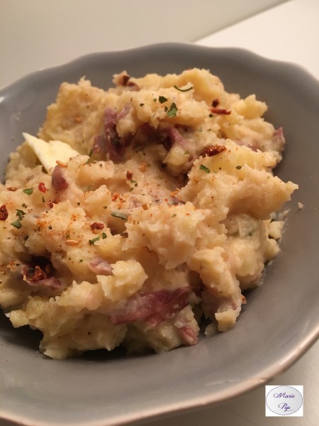 Ecrasée de pommes de terre à l'ail et aux épices - la recette