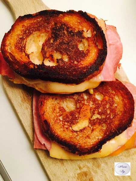 Grilled Cheese Ham Cheddar - la recette