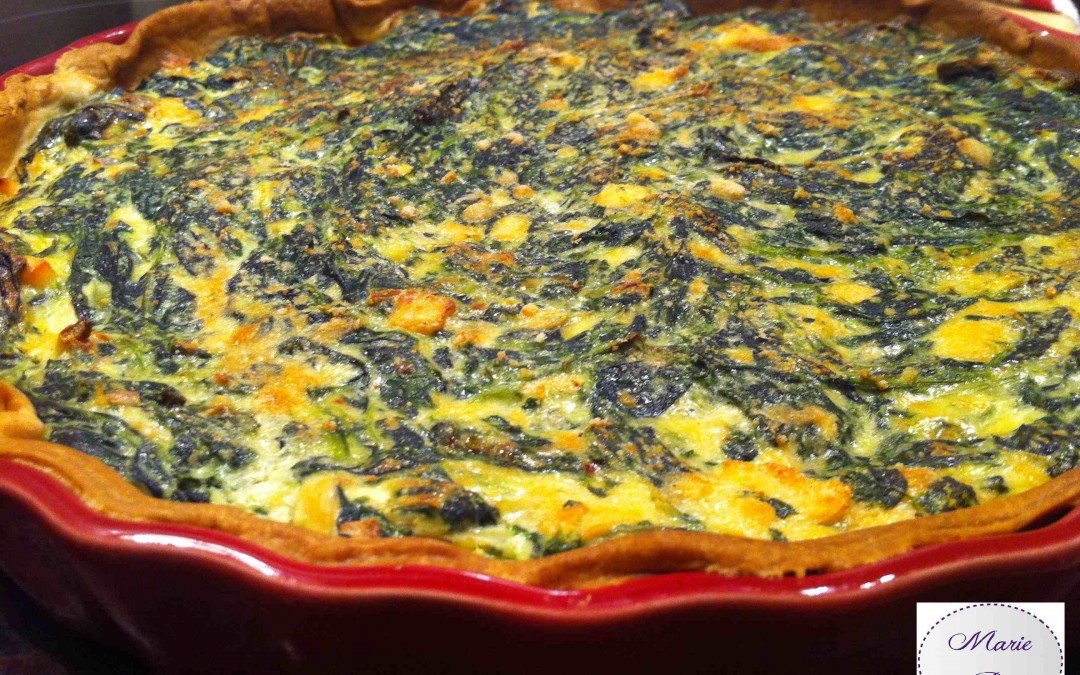 Tarte au saumon et épinards - la recette gourmande