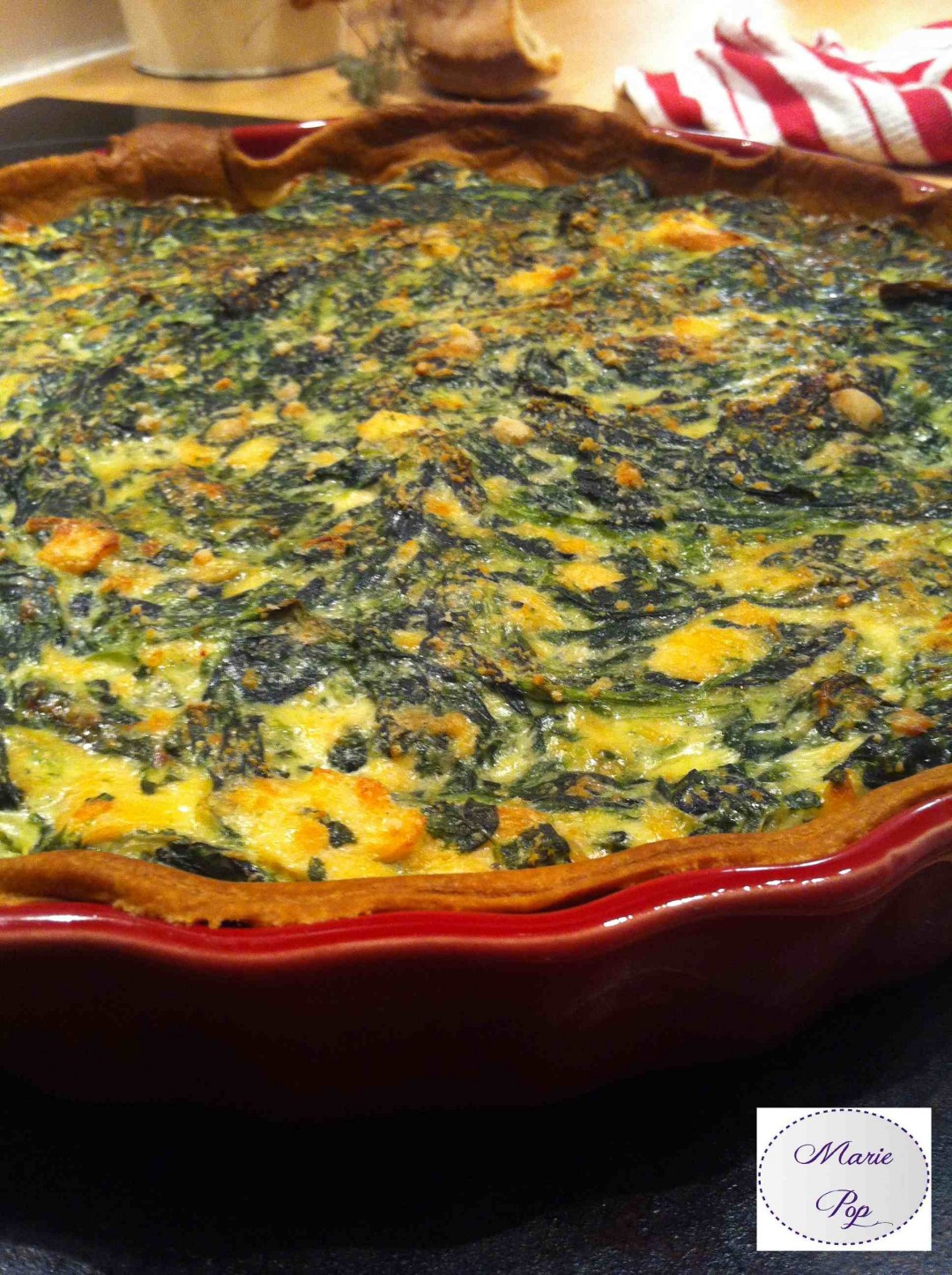 Tarte au saumon et épinards - la recette gourmande